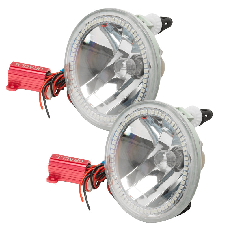 Oracle Lighting 08 Ford Explorer Sport Trac Pre-Assembled LED Halo Fog Lights -Amber SEE WARRANTY - 7737-005