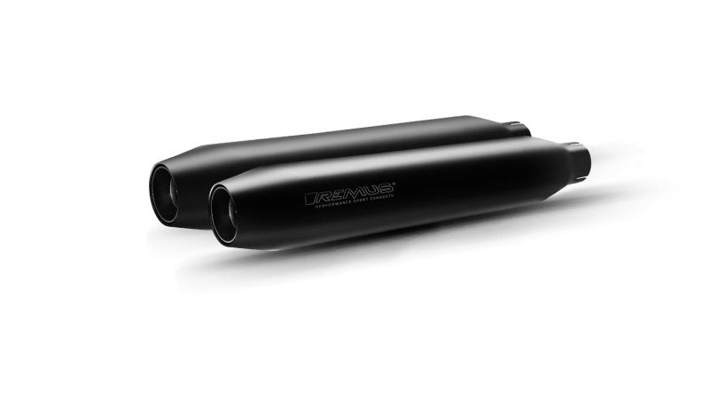 Remus 2019 Triumph Speed Twin Custom Slash Cut Black Slip On - Right Side - 7702 918019R