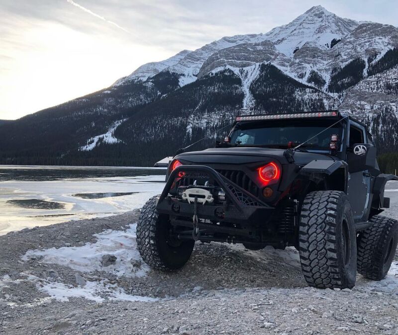 Oracle 7in High Powered LED Headlights - Black Bezel - ColorSHIFT No Controller SEE WARRANTY - 5769-334