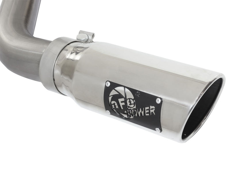 aFe MACH Force-Xp 3in CB SS Dual Exhaust w/Polished Tips 09-16 GM Silverado/Sierra 4.3L/4.8L/5.3L - 49-44071-P