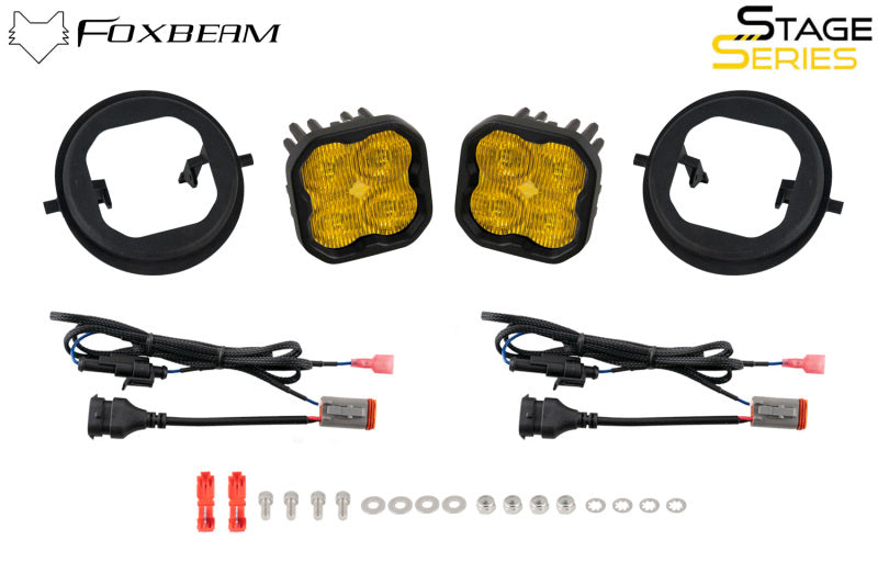 Diode Dynamics SS3 Sport Type Sierra 2003 Kit ABL White SAE Fog - DD8463 for 2003-2006 GMC Sierra 2500 - close-up