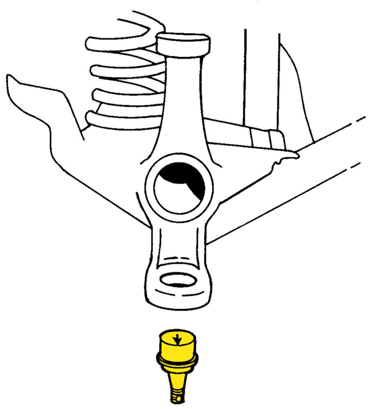 MOOG 2018 Jeep Wrangler JK Front Lower Ball Joint - K7403 - close-up view