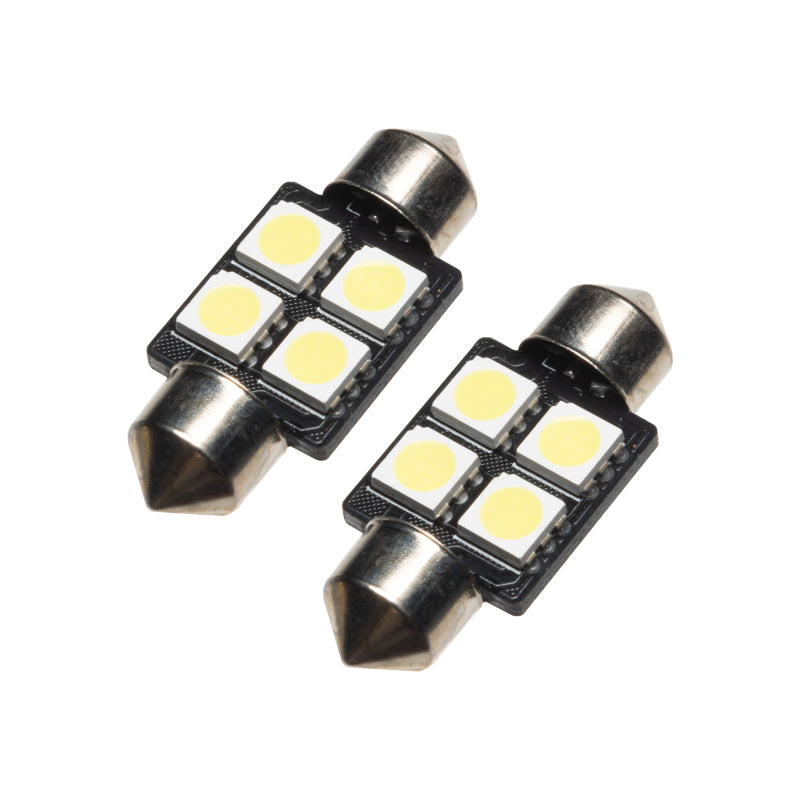 Oracle 33MM 4 LED 3-Chip Festoon Bulbs (Pair) - Cool White SEE WARRANTY - 5203-001