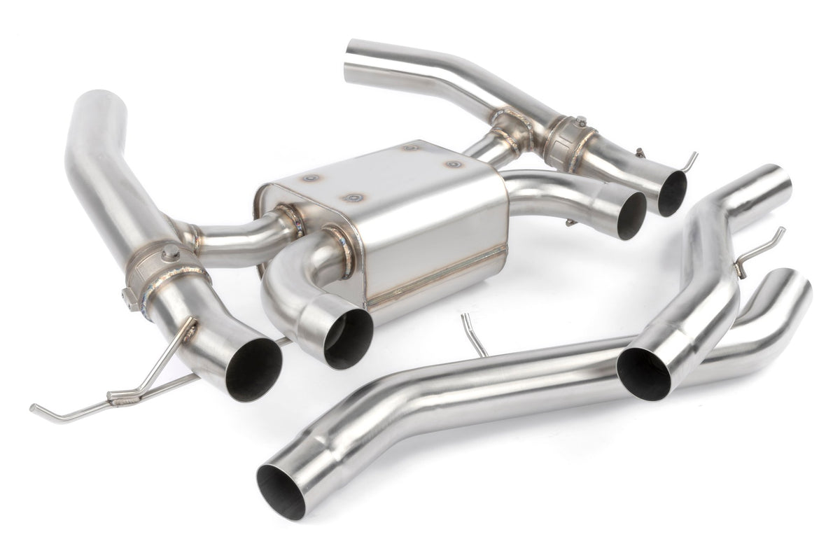 Dinan - Valved Axle-Back Exhaust - 2021-2026 BMW M3/M4 - D660-0093-BLK