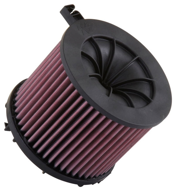 K&N 16-18 Audi A5 L4-2.0L Diesel Engine Replacement Air Filter - E-0648 for 2016 Audi A4 - front view