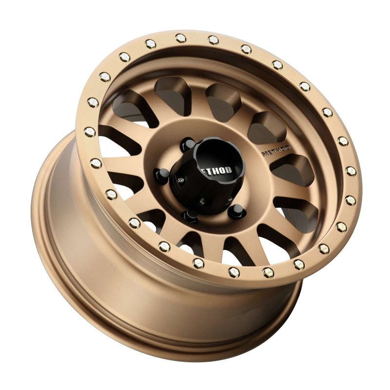 Clearance - Method MR304 Double Standard 17x8.5 0mm Offset 5x5.5 108mm CB Method Bronze Wheel - Set of 4 by Method Wheels - C
