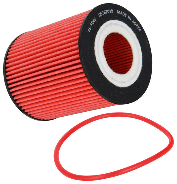 K&N Oil Filter OIL FILTER; AUTOMOTIVE - HP-7043 for 2016-2021 Land Rover Range Rover Sport - front view