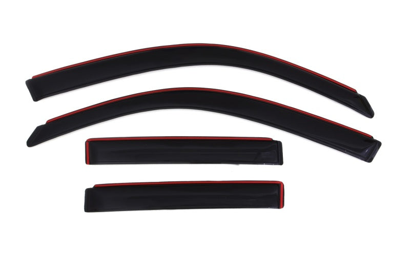 AVS 03-09 Toyota 4Runner Ventvisor In-Channel Front &amp; Rear Window Deflectors 4pc - Smoke - 194924