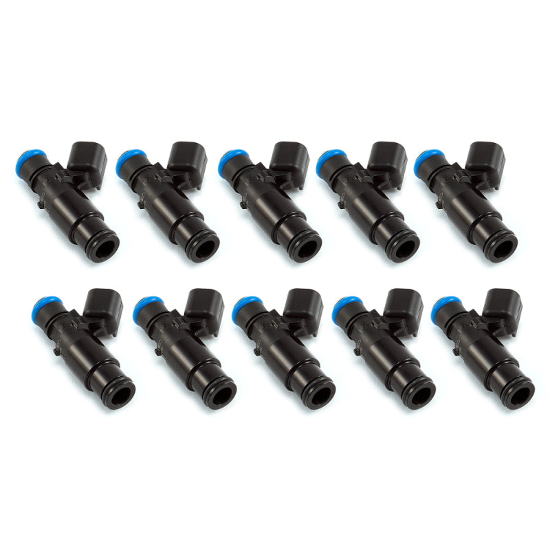 Injector Dynamics ID1050X Injectors 14mm (Black) Bottom Adaptors (Set of 10) - 1050.48.14.14B.10 by Injector Dynamics