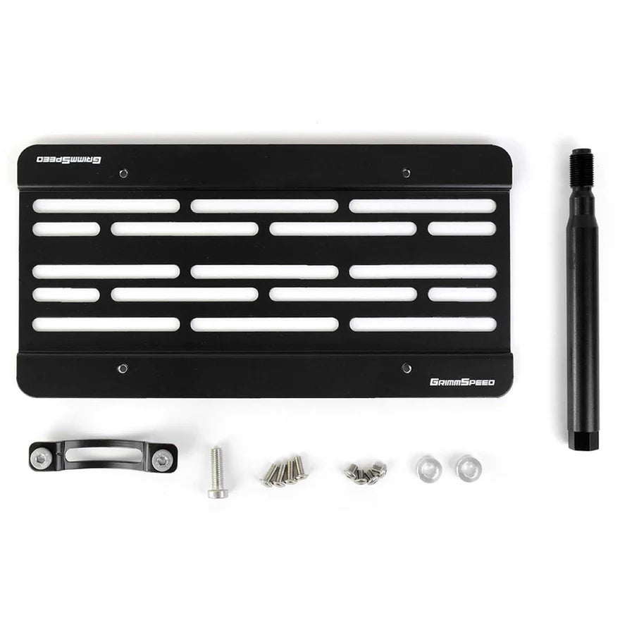 GrimmSpeed 08+ WRX/STi / 05-09 LGT License Plate Relocation Kit - 094011