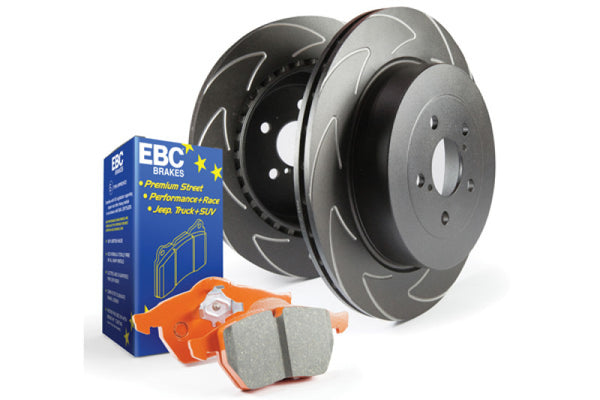 EBC S7 Kits Orangestuff Pads and BSD Rotors - S7KR1096 for 2004 GMC Sierra 2500 - front view