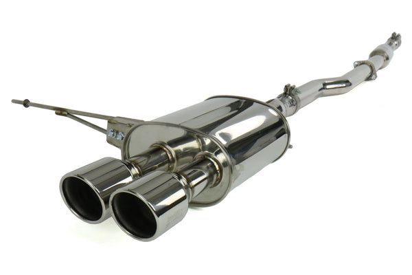 Invidia 14+ Mini Cooper S Q300 w/ Rolled Stainless Steel Tips Cat-Back Exhaust - HS14MCSG3S for 2014-2016 Mini Cooper - front