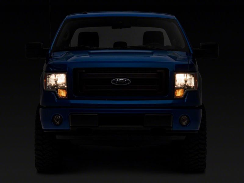 Raxiom 09-14 Ford F-150 Axial OEM Style Rep Headlights- Chrome Housing (Clear Lens) - T551343