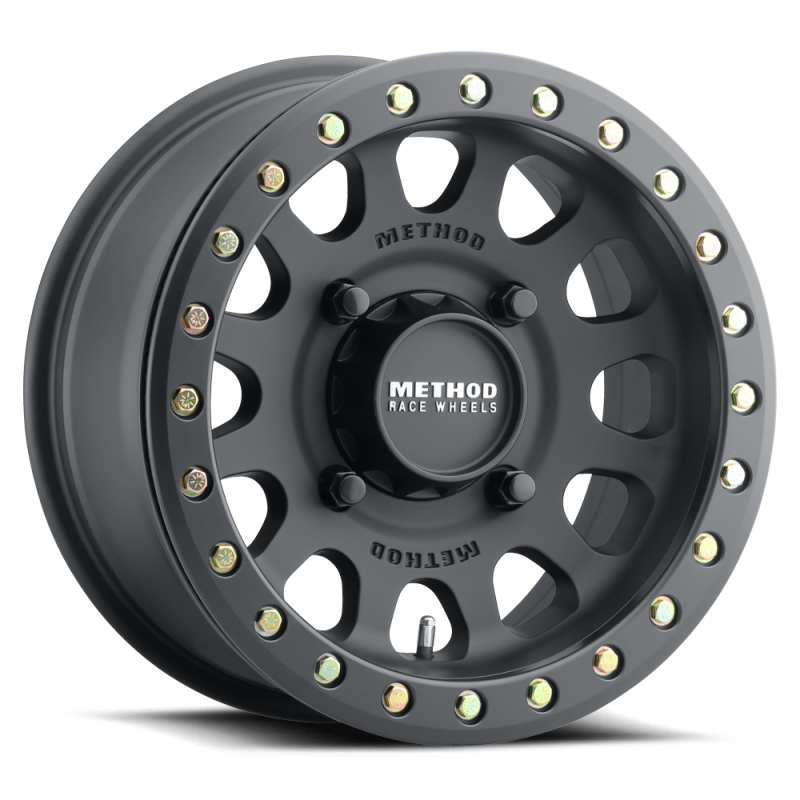 Method MR401 UTV Beadlock 15x7 / 5+2/38mm Offset / 5x4.5 / 72 CB Matte Black Wheel - MR40157012552B