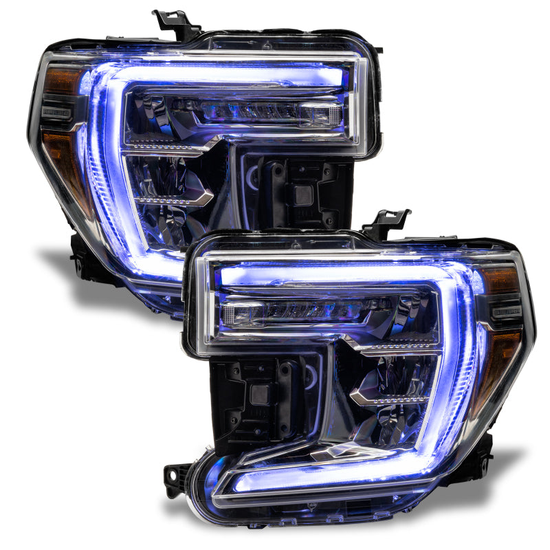 Oracle 19-21 GMC Sierra 1500 RGB+W Headlight DRL Upgrade Kit - ColorSHIFT w/o Cntrl SEE WARRANTY - 1287-334