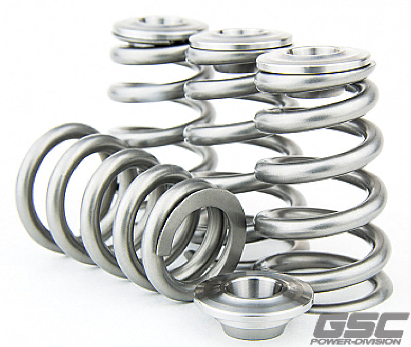 GSC P-D Nissan TB48 Ti Retainer Steel Spring Seat HP Conical Valve Spring Kit - 5087