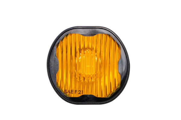 Diode Dynamics Stage Series C1 Lens SAE Fog - Yellow - DD6524 by Diode Dynamics - front view