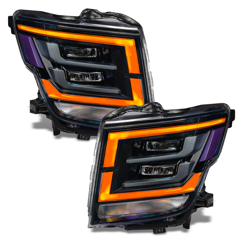 Oracle 21-22 Nissan Titan RGB+W Headlight DRL Upgrade - ColorSHIFT w/o Controller SEE WARRANTY - 1463-334