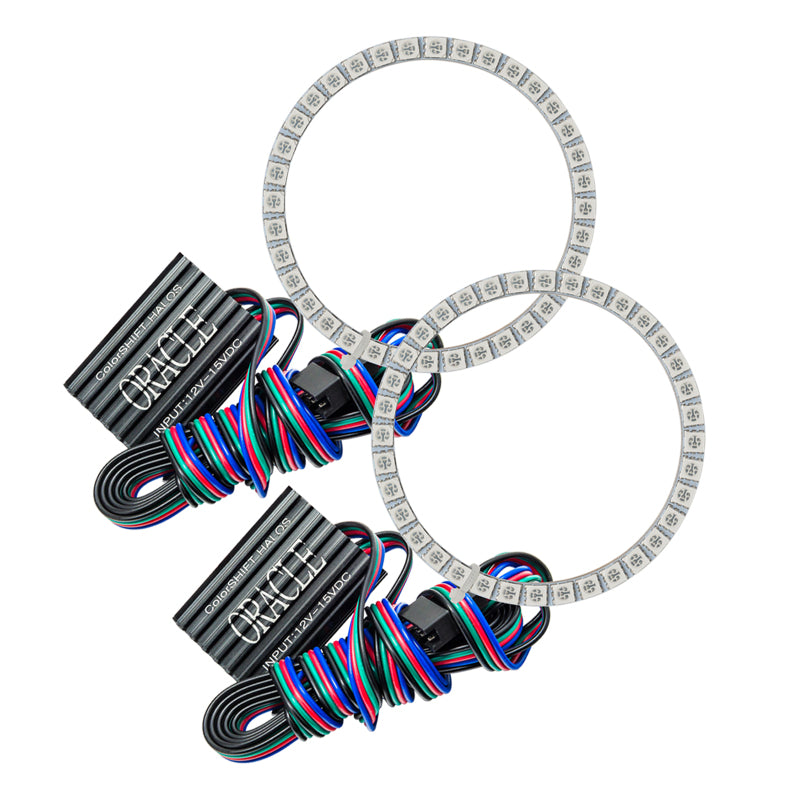 Oracle Hyundai Veloster 11-13 LED Fog Halo Kit - ColorSHIFT SEE WARRANTY - 1185-333