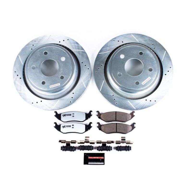 Power Stop 11-18 Ram 1500 Rear Z36 Truck & Tow Brake Kit - K2172-36 for 2002-2010 Dodge Ram 1500 - front view