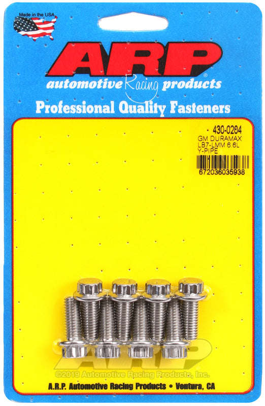 ARP GM Duramax LLY-LMM 6.6L SS 12pt lower rocker cover bolt kit - 430-0202
