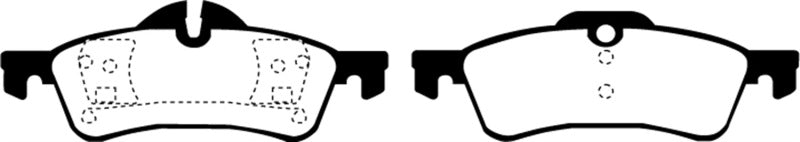 EBC 04-06 Mini Hardtop 1.6 Ultimax2 Rear Brake Pads - UD1060