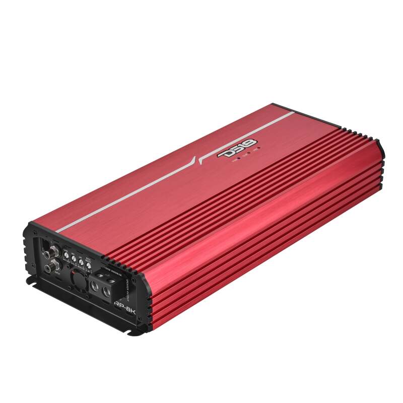 DS18 1-Channel Class D Full-Range Monoblock 8000 Watts RMS at1 ohm DPIV1/0 Terminals Included Red - FRP-8K/RD - additional view 2
