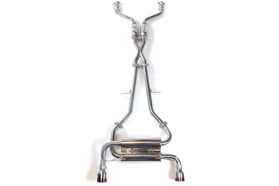 Invidia 09+ 370Z Gemini Single Layer Titanium Tip Cat-back Exhaust - HS09N7ZGIT