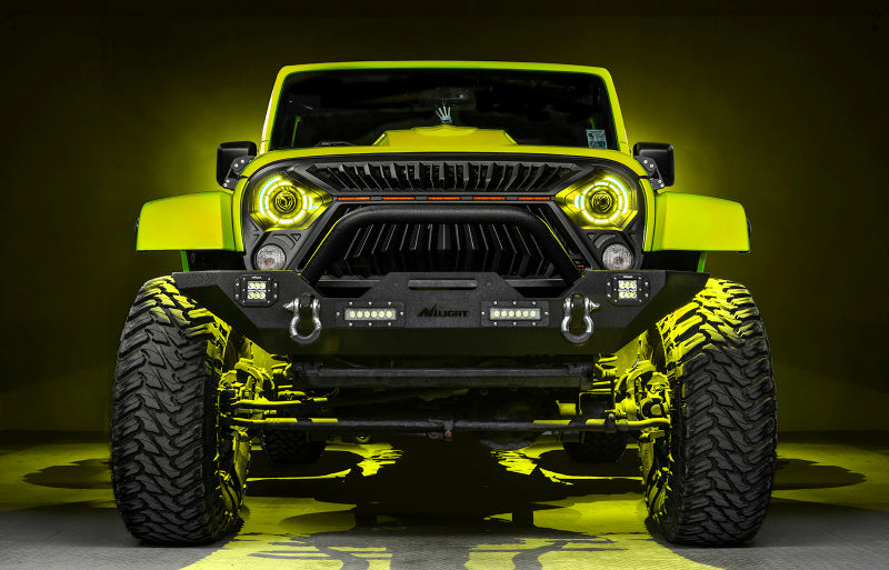 ORACLE Lighting 0718 Jeep Wrangler JK Oculus 7in ColorSHIFT BiLED Projector Headlights SEE WARRANTY - 5876-504