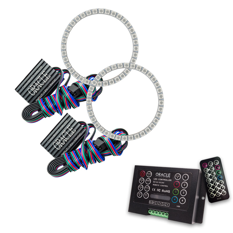 Oracle Chevy Camaro 10-13 Projector Halo Kit - ColorSHIFT w/ 2.0 Controller SEE WARRANTY - 2361-333
