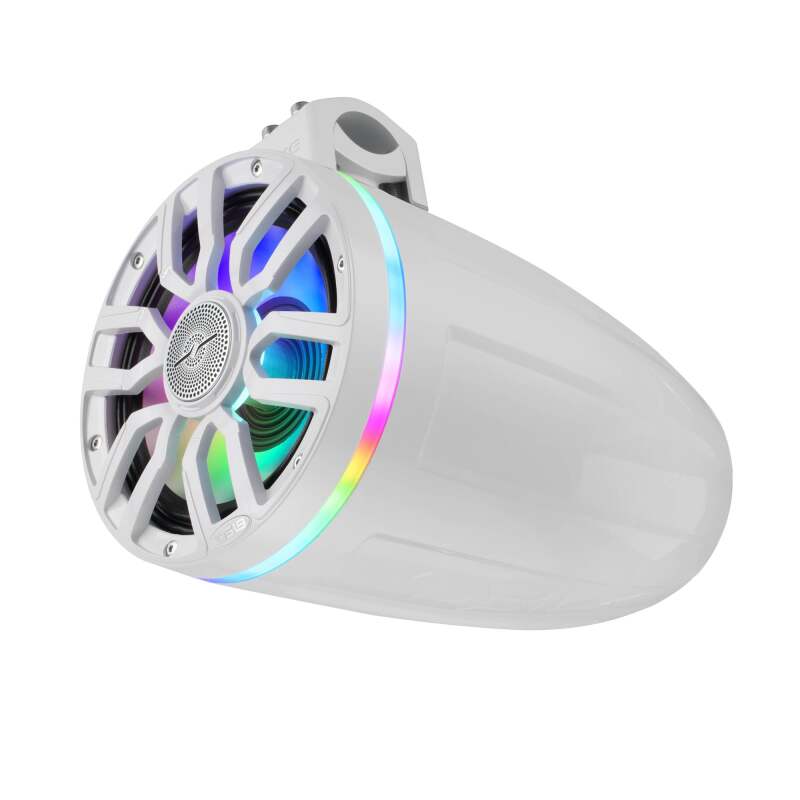 DS18 8in NXL-iQ Marine Tower Speaker with Digital LEDs Neodymium Magnet 1in Driver 350W 4Ohm White - NXL-IQ8TPNEO/WH - additional view 3