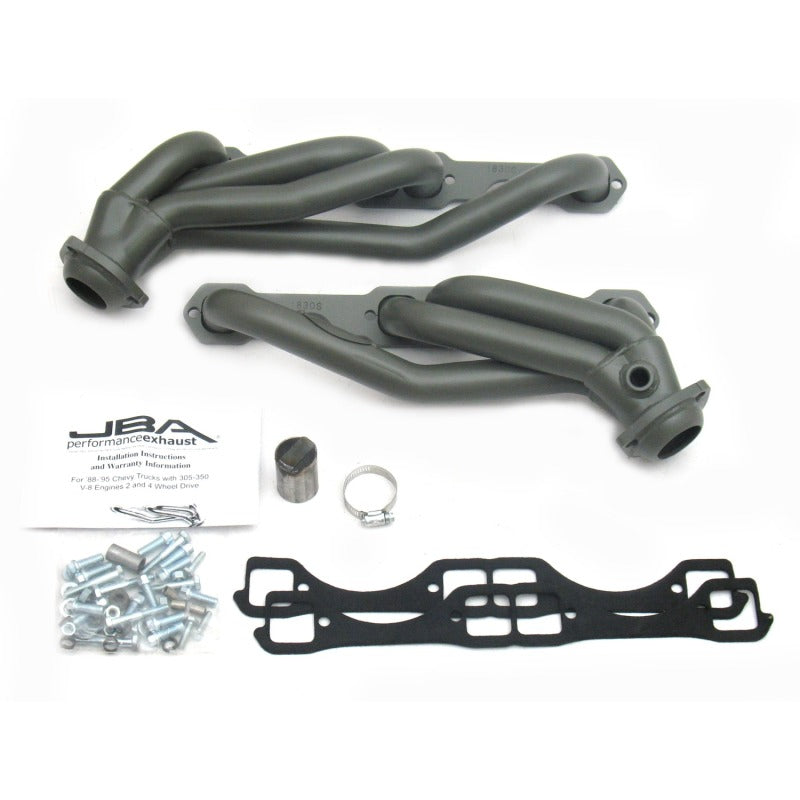 JBA 86-95 GM Truck 5.0L/5.7L SBC w/o A.I.R. 1-1/2in Primary Ti Ctd Cat4Ward Header - 1830SJT