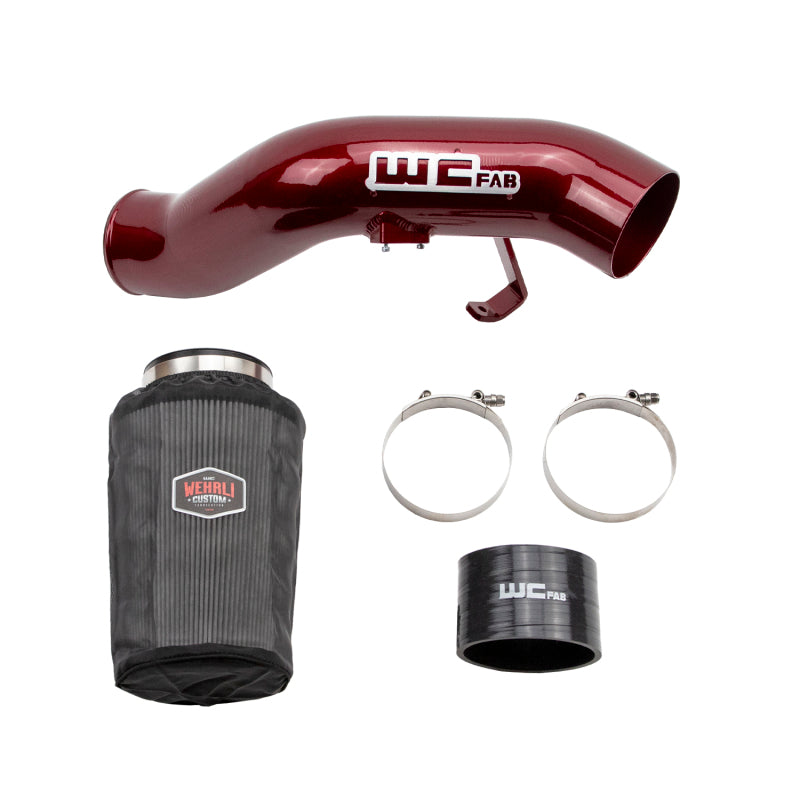 Wehrli 03-07 Ford Power Stroke 6.0L 4in Intake Kit - Chevy Orange - WCF100333-CRO