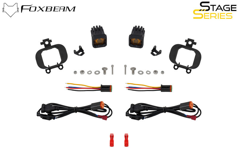 Diode Dynamics 21-24 Nissan Armada SSC1 LED Fog Light Kit (6000K) White SAE Fog - Cool White - DD8354