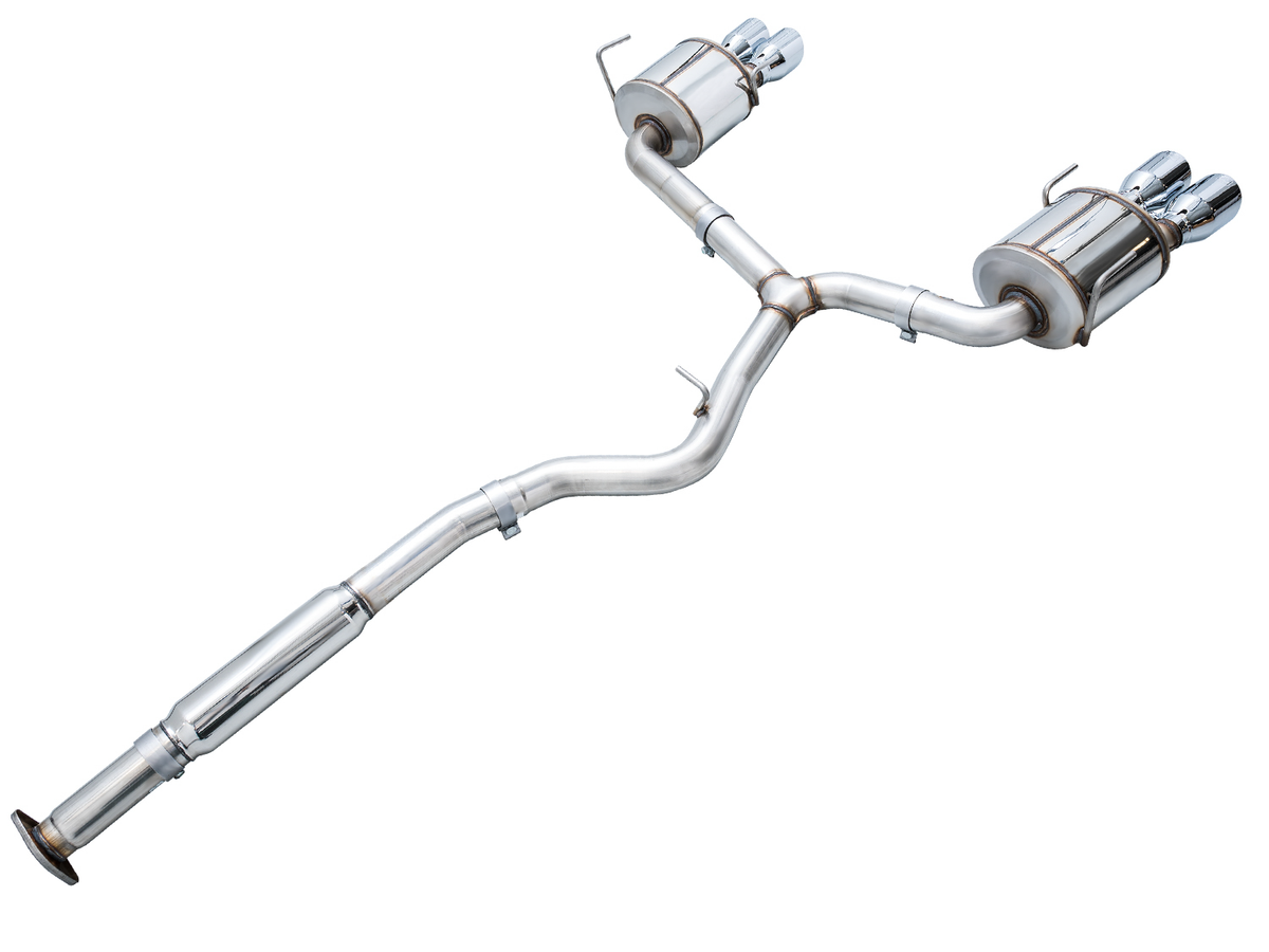 AWE Tuning 2022+ VB Subaru WRX Touring Edition Exhaust - Chrome Silver Tips - 3015-42979