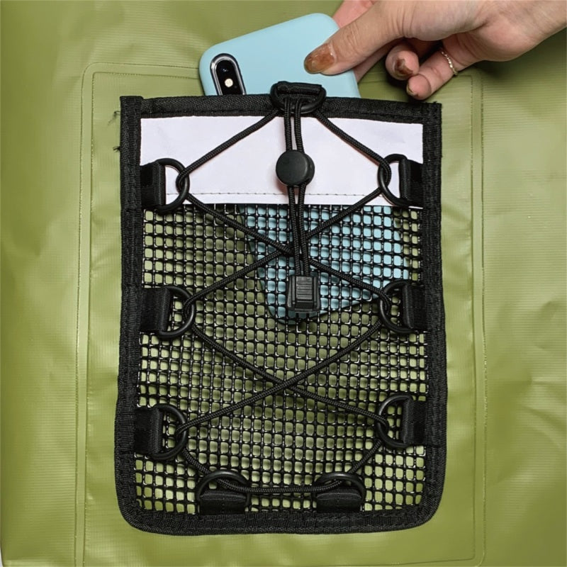 3D MAXpider Roll-Top Dry Bag Backpack - Army Green - 6117-AG