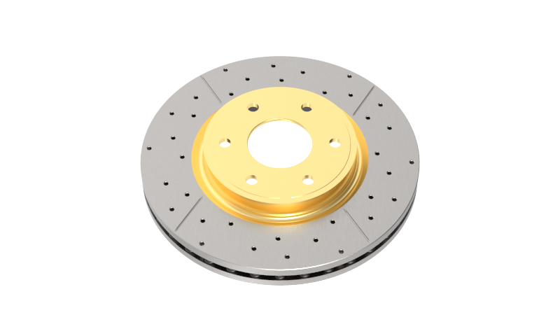 DBA 94-01 Nissan 200SX/Silvia Rear Street Gold Series Cross-Drilled/Slotted Rotors - DBA906X