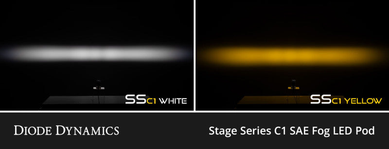 Diode Dynamics 23-24 Toyota GR Corolla SSC1 LED Fog Light Kit - White SAE Fog - DD8289