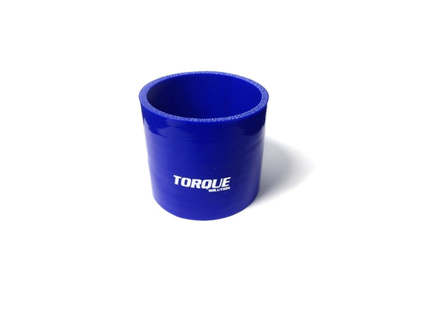 Torque Solution Straight Silicone Coupler: 4in Blue Universal - TS-CPLR-S4BL by Torque Solution
