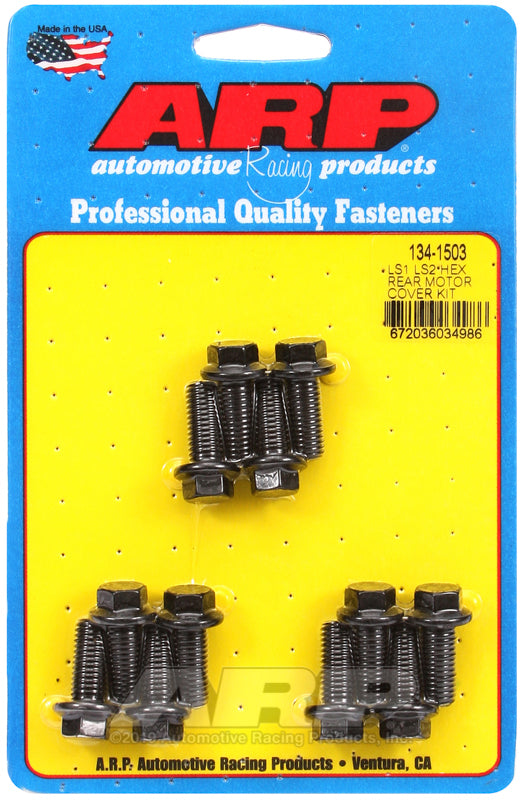 ARP LS1/LS2 Hex Rear Motor Cover Bolt Kit - 134-1503