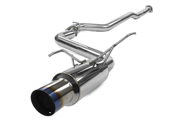 Invidia 15+ Subaru WRX/STI Single Racing Titanium Tip Cat-back Exhaust - HS15SW4GST for 2015-2021 Subaru WRX - front view