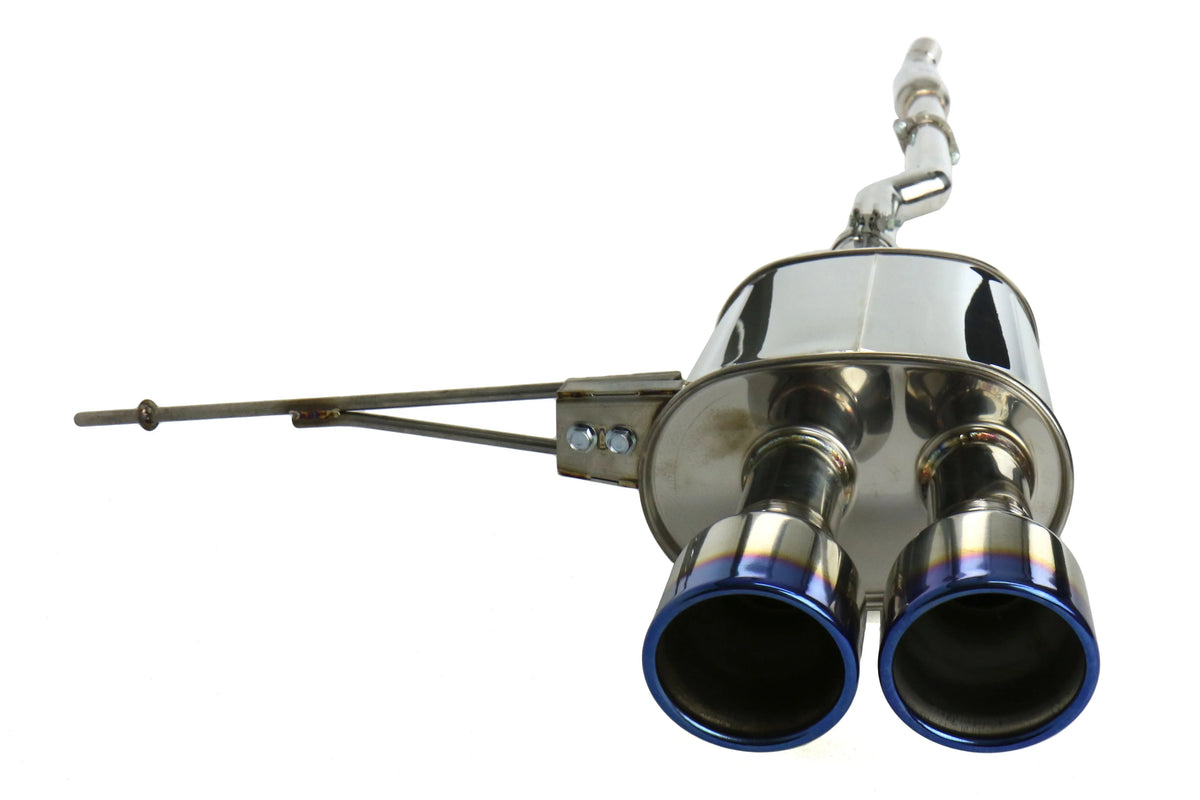 Invidia 14+ Mini Cooper S Q300 w/ Rolled Titanium Tips Cat-Back Exhaust - HS14MCSG3T