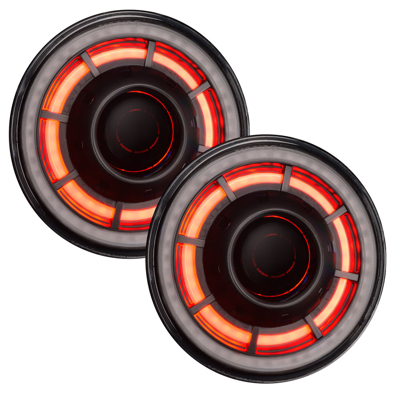 ORACLE Lighting 0718 Jeep Wrangler JK Oculus 7in ColorSHIFT BiLED Projector Headlights SEE WARRANTY - 5876-330