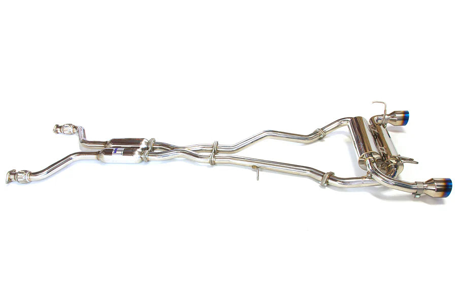 Invidia 02-08 Nissan 350z Gemini Rolled Titanium Tip Cat-back Exhaust - HS02N3ZGID