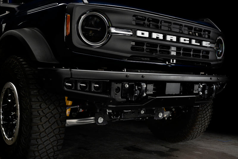 ORACLE Lighting 21-22 Ford Bronco Triple LED Fog Light Kit for Steel Bumper - White SEE WARRANTY - 5890-001