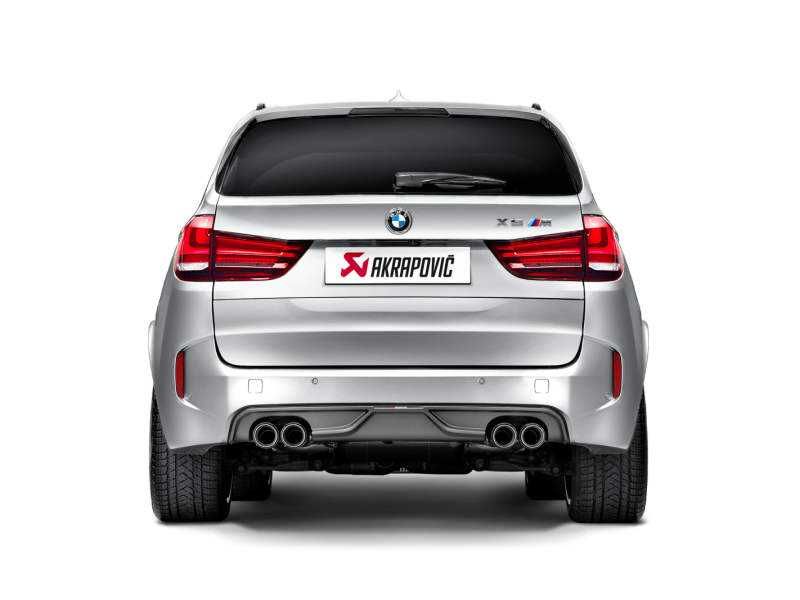 Akrapovic 15-17 BMW X5M (F85) Evolution Line Cat Back (Titanium) w/ Carbon Tips - S-BM/T/1