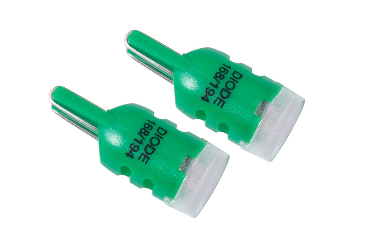 Diode Dynamics 194 LED Bulb HPHP3 LED - Green (Pair) - DD0203P