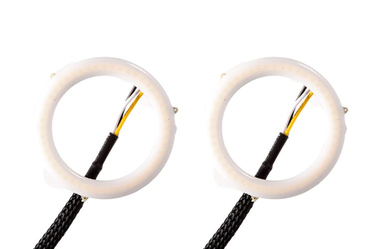 Diode Dynamics Halo Lights LED 110mm - Red (Pair) - DD2052