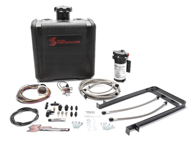 Snow Performance Cummins Stg 2 Boost Cooler Water Injection Kit (SS Braided Line &amp; 4AN Fittings) - SNO-400-BRD