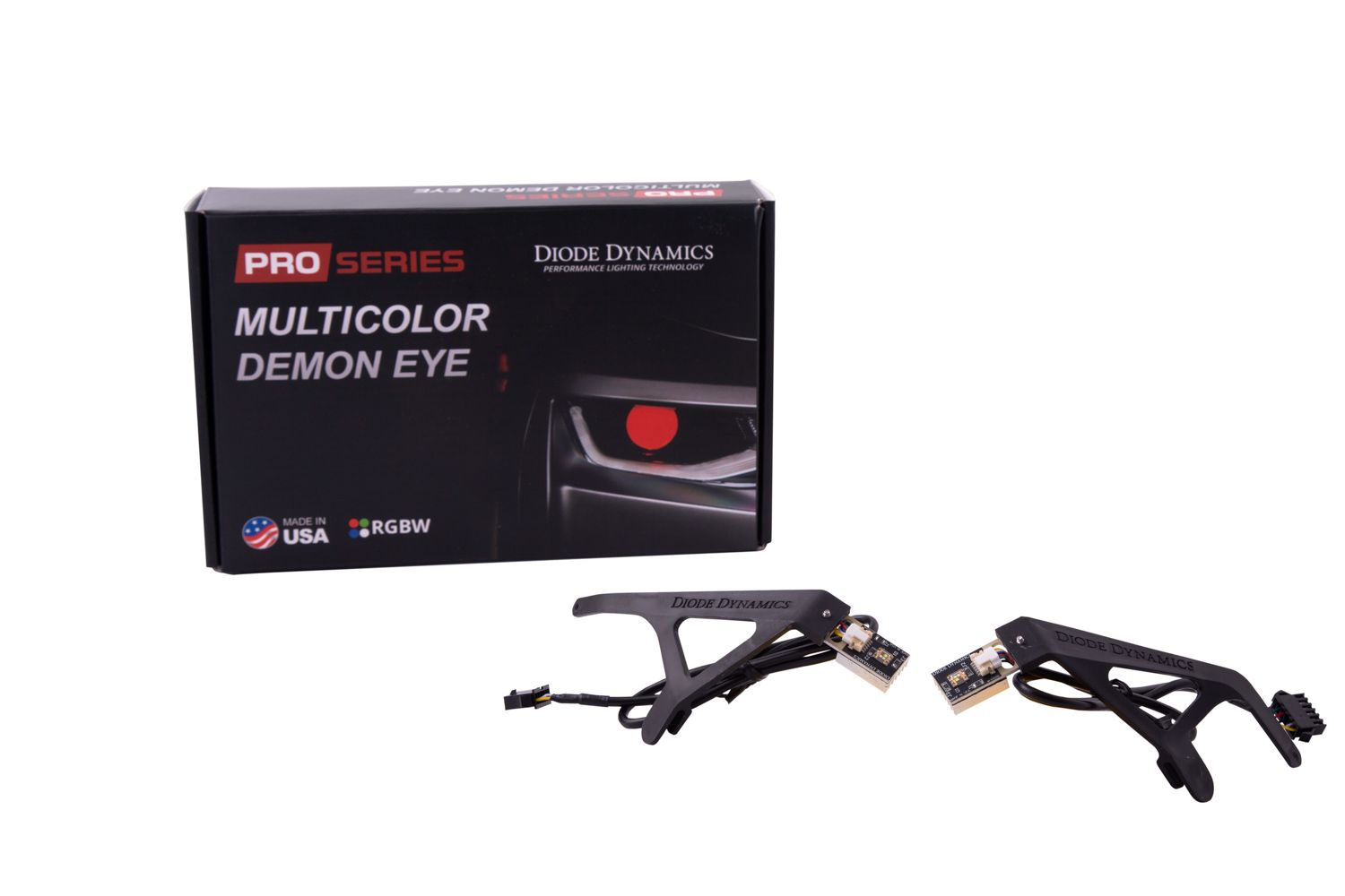 Diode Dynamics 15-17 Ford Mustang Multicolor Demon Eye Kit - DD2223 for 2015-2017 Ford Mustang - front view